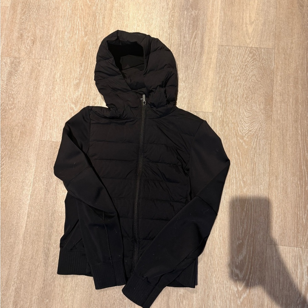 lululemon athletica Black Hooded Jacket